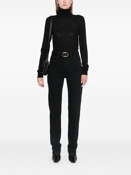 SAINT LAURENT Classic Straight Leg Jeans for Women