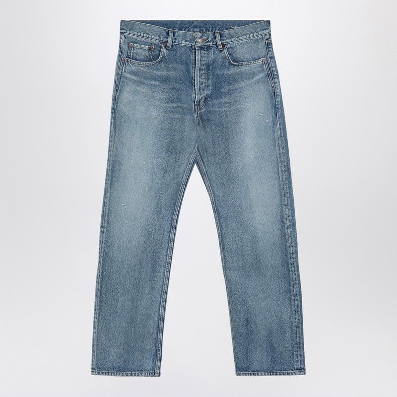 SAINT LAURENT Light Blue Denim Jeans for Men - FW24 Collection