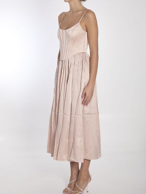 ZIMMERMANN Corset Midi Dress for Women