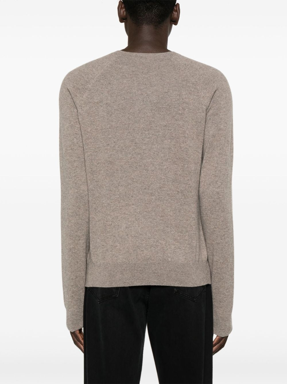 SAINT LAURENT Classic Round Neck Raglan Sleeve Sweater