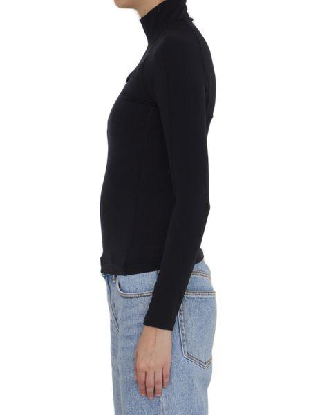 BALENCIAGA Sleek High-Collar Activewear Top