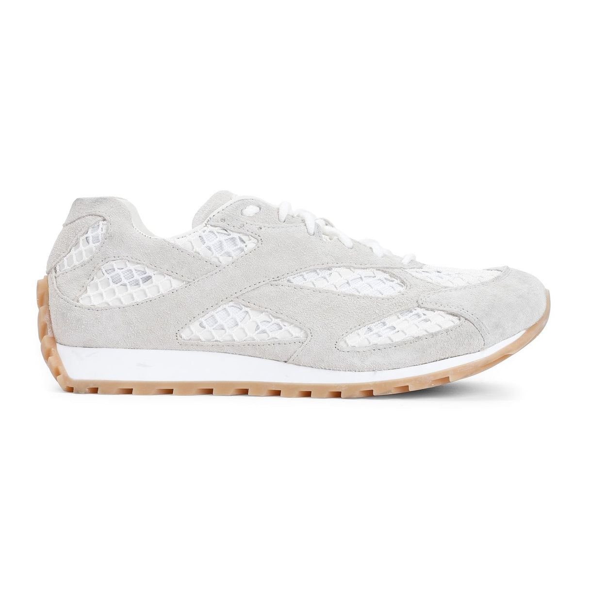 BOTTEGA VENETA Orbit Suede Sneakers in White