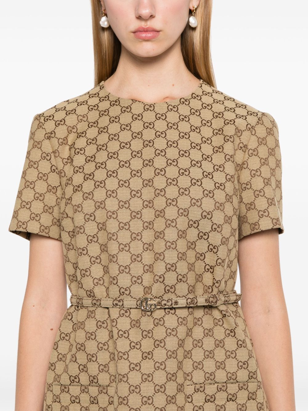 GUCCI GG SUPREME MINI DRESS