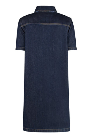 GUCCI Chic Denim Dress with Logo Buttons - Fall 2024