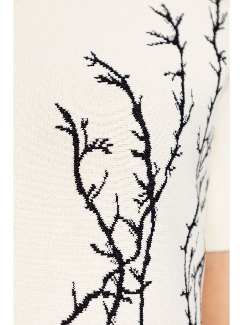 ALEXANDER MCQUEEN Thorn Jacquard Flare Dress