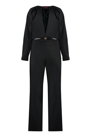 GUCCI Elegant Long Wool Jumpsuit for Women