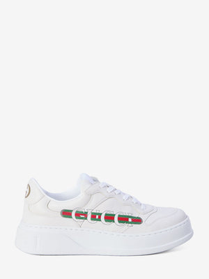 GUCCI Luxury White Demetra Sneaker 1.5cm