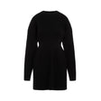 BALENCIAGA Hourglass Fit Mini Dress with Rounded Sleeves