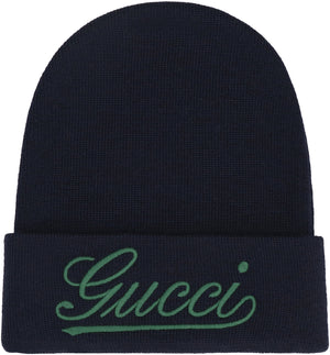 GUCCI Classic Wool Hat with Turn-Up Brim