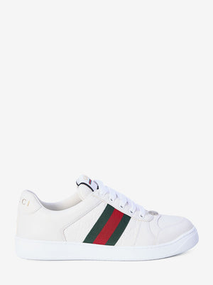 GUCCI Heritage Low-top Lamb Leather Sneakers