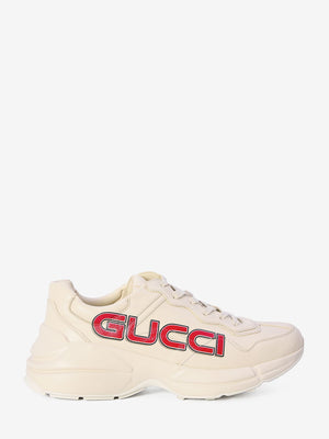 GUCCI Luxury Ivory Leather Sneakers