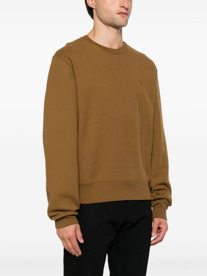 SAINT LAURENT Soft Cotton Sweatshirt for Men - Fall/Winter 2024