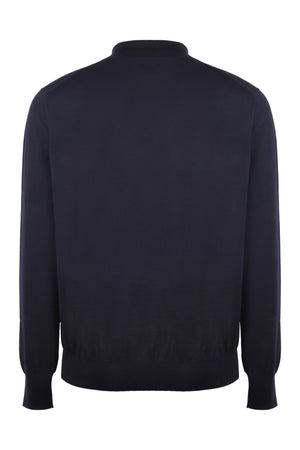 BOTTEGA VENETA Luxurious Men's Navy Cashmere Sweater - FW24