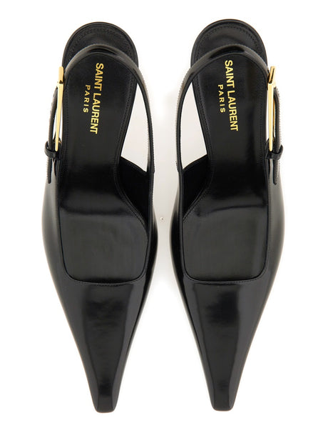 SAINT LAURENT Elegantly Domesticated Black Pumps