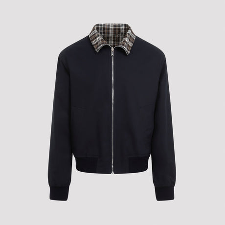 BOTTEGA VENETA Elite Blue Cotton Jacket for Men