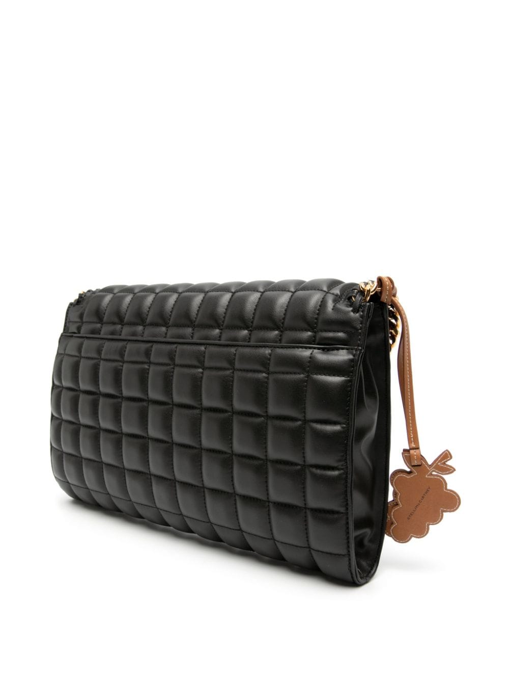 STELLA MCCARTNEY Elegant Black Quilted Shoulder Handbag for Women - Sustainable Materials