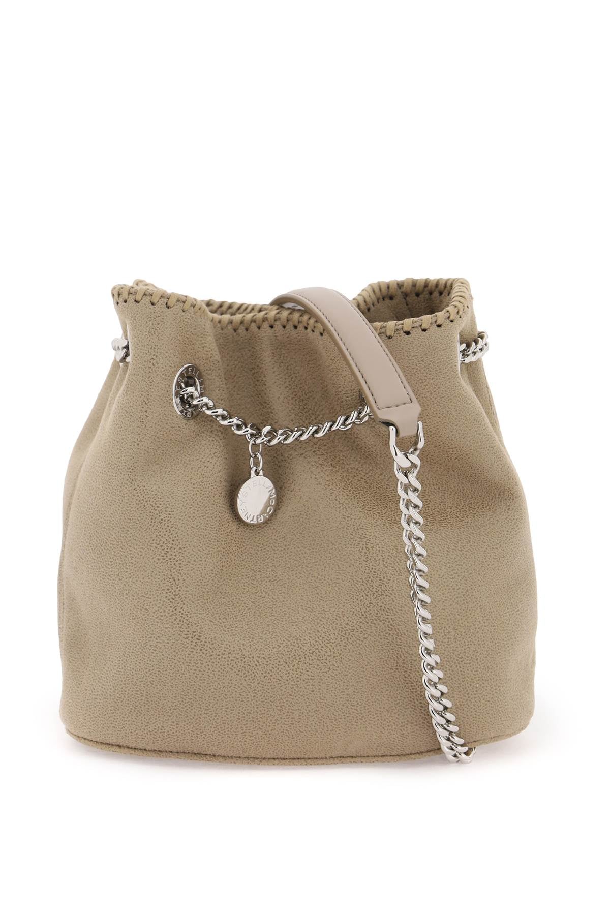 STELLA MCCARTNEY Faux Leather Mini Bucket Handbag