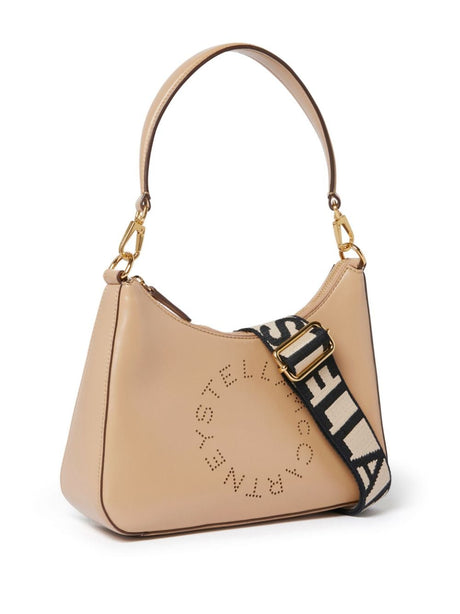 Túi xách nữ Stella McCartney beige lỗ thông hơi, sản phẩm thời trang bền vừng - SS24
