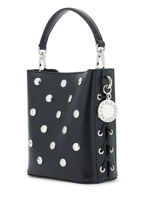 STELLA MCCARTNEY Mini Bucket Handbag with Studs