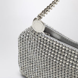 STELLA MCCARTNEY Crystal Mesh Mini Shoulder Bag with Chain Strap