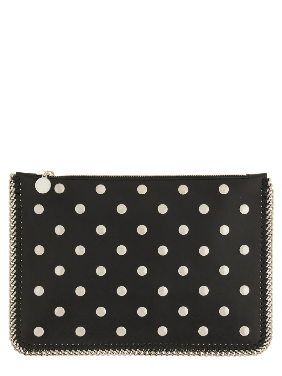 STELLA MCCARTNEY Mini Faux Leather Clutch Bag