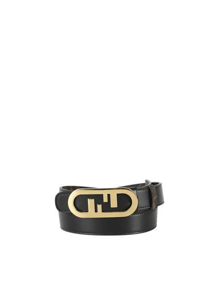 FENDI Luxury Men's Leather Belt with Modern Design