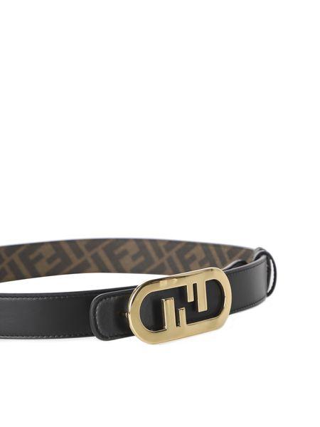 FENDI Luxury Men's Leather Belt with Modern Design