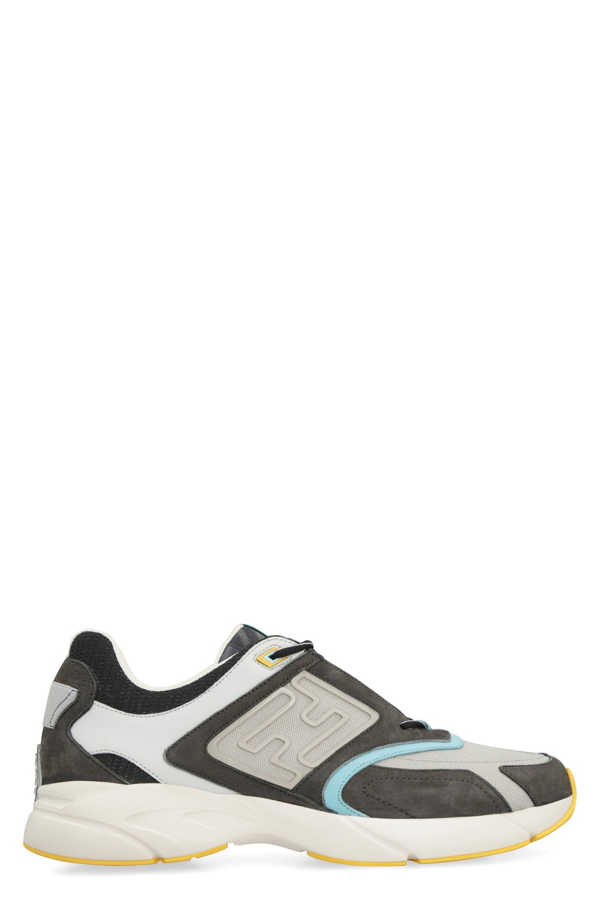 FENDI Men's Grey Low-Top Sneakers for SS23