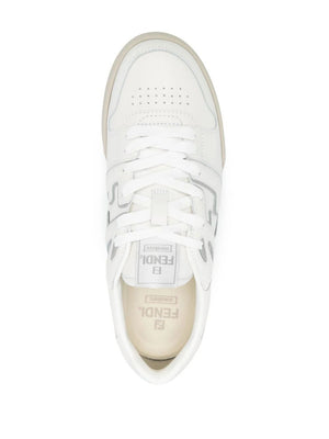 Giày tây thấp cổ nam màu trắng chất liệu da thật với chi tiết màu xám cho bộ sưu tập SS24