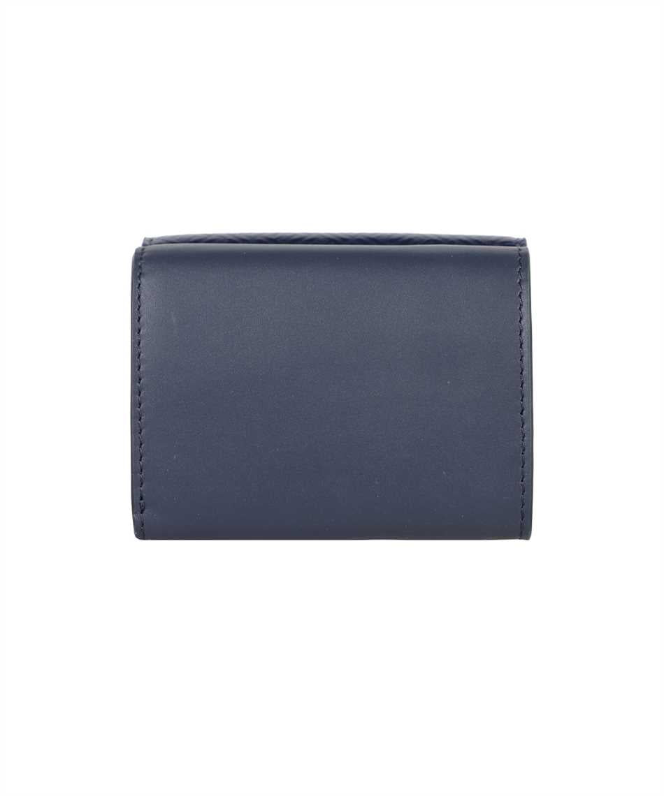 FENDI Navy Leather Trifold Wallet for Men - FW22