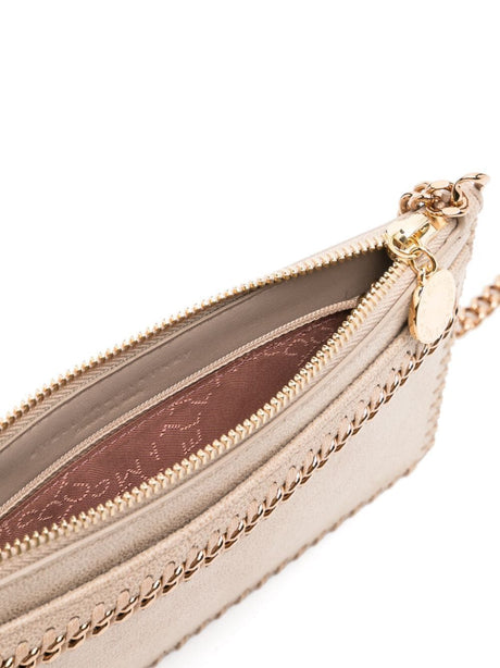 STELLA MCCARTNEY Chic Neutral-Toned Mini Clutch for Women