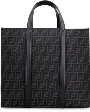 FENDI Jacquard Tote Handbag