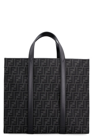 FENDI Jacquard Tote Handbag