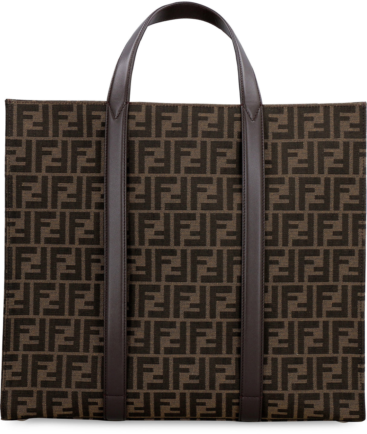 FENDI Jacquard Tote Handbag