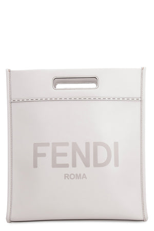 Elevate Your Style with the Grey FENDI Leather Tote for Men