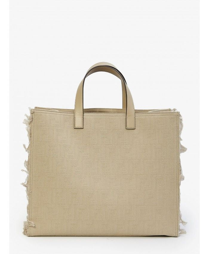 FENDI Jacquard Tote Handbag for Men - Sand, SS23