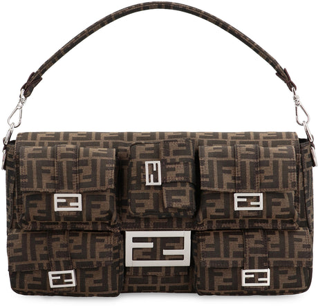 FENDI Stylish Beige Multipocket Hobo Handbag for Women - SS24 Collection