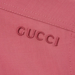 GUCCI Chic Women's Pink Wool-Mohair Blend Shirt