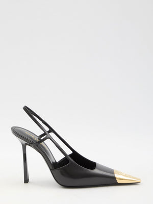 SAINT LAURENT Jeanne Slingback Pumps - 11cm Stiletto Heel