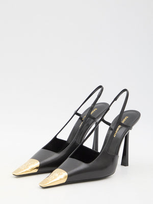 SAINT LAURENT Jeanne Slingback Pumps - 11cm Stiletto Heel