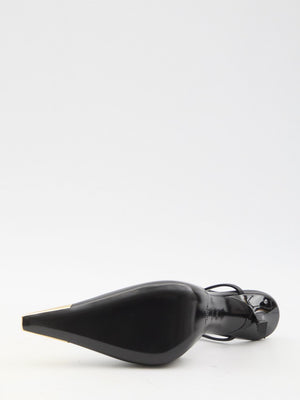 SAINT LAURENT Jeanne Slingback Pumps - 11cm Stiletto Heel