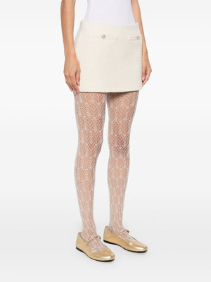 GUCCI Thigh-Length Mini Bouclé Skirt