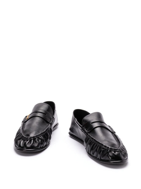 SAINT LAURENT Men's Luxurious Calf Leather Penny Loafers