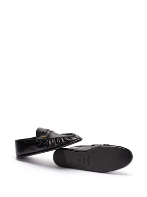 SAINT LAURENT Men's Luxurious Calf Leather Penny Loafers