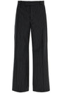 ALEXANDER MCQUEEN LOW-WAISTED PINSTRIPE