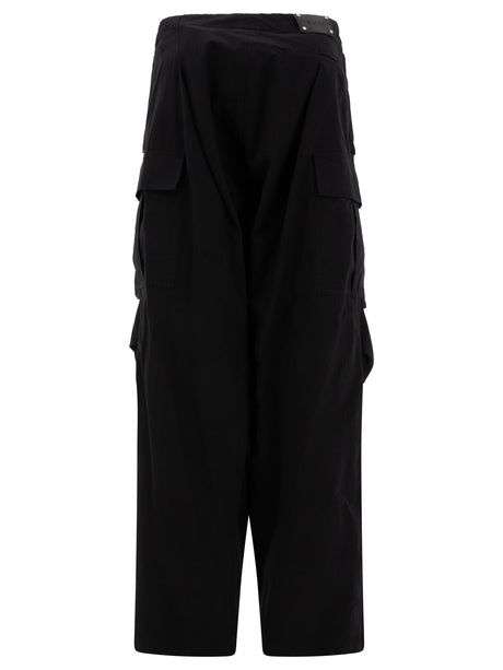 ALEXANDER MCQUEEN PLEATED CARGO TROUSERS