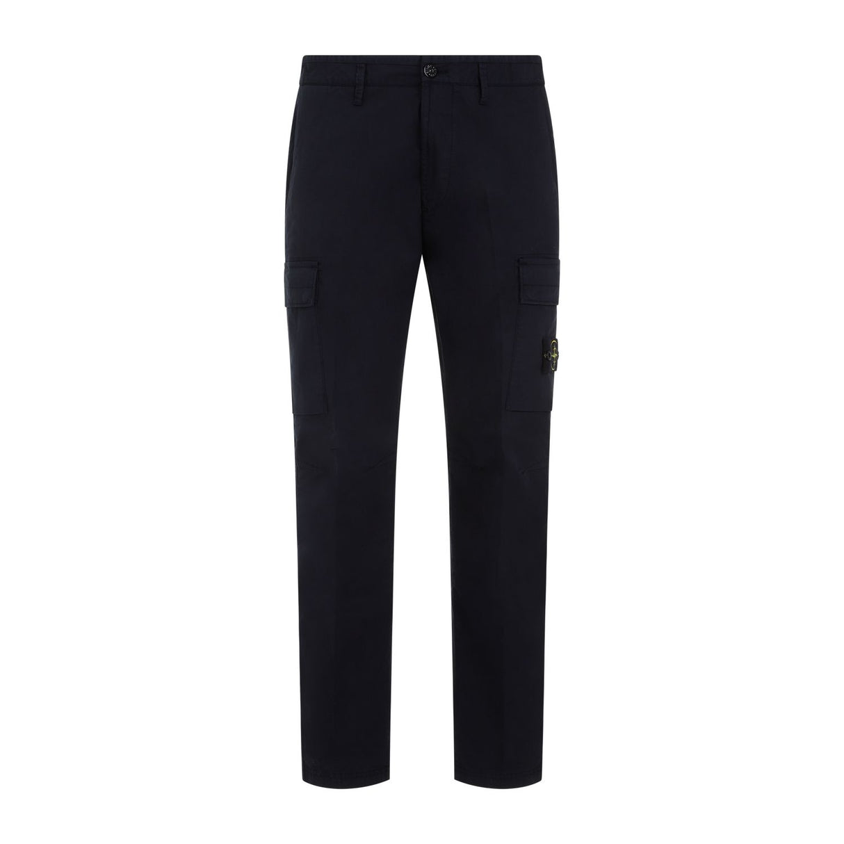 STONE ISLAND Men's Cotton Cargo Trousers in Blue for SS24