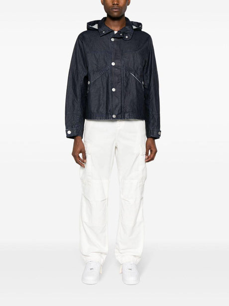 STONE ISLAND Men's Royal Blue Outerwear for SS24