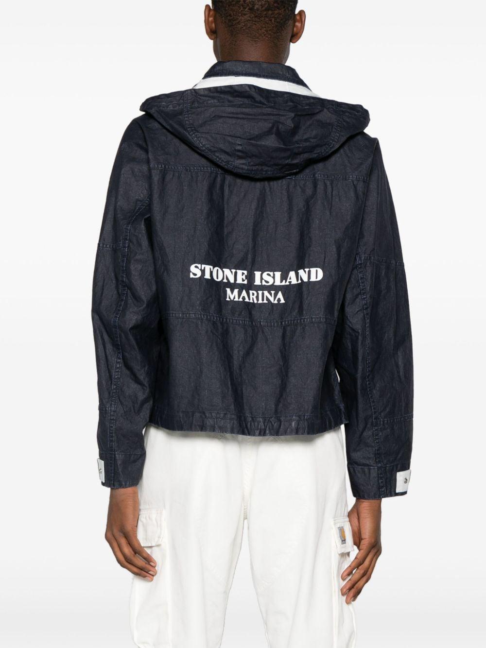 STONE ISLAND Men's Royal Blue Outerwear for SS24