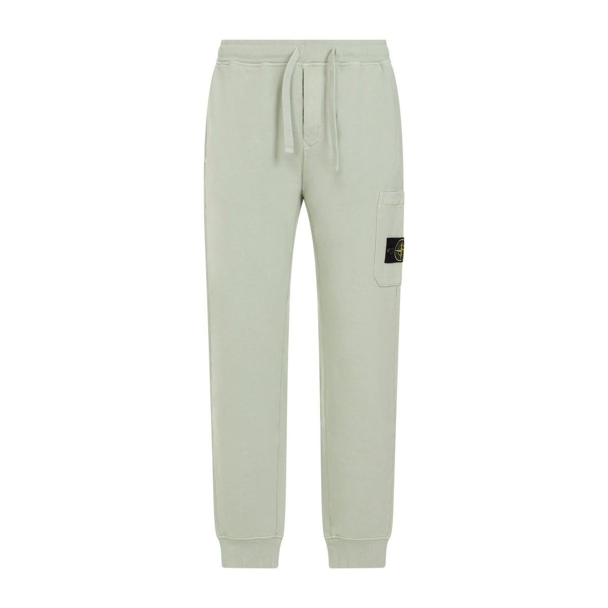 STONE ISLAND Green Cotton Pants for Men - SS24 Collection